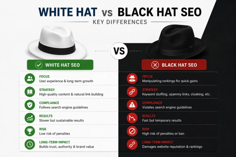 White Hat vs Black Hat SEO Key Differences